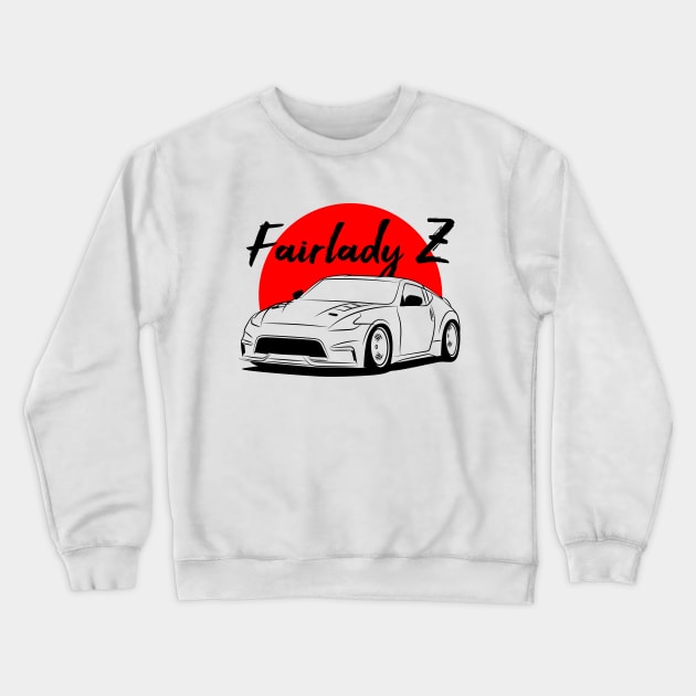 370Z Fairlady Crewneck Sweatshirt by GoldenTuners